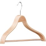 Hanger made of laminated wood
