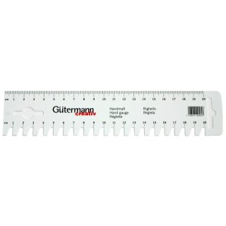 Gütermann Hand Gauge 20 cm