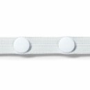 Prym Knopfloch-Elastic mit 3 Knöpfen 12 mm weiß (3 m)