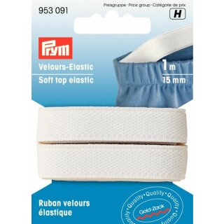 Prym Soft top elastic 15 mm white (1 m)