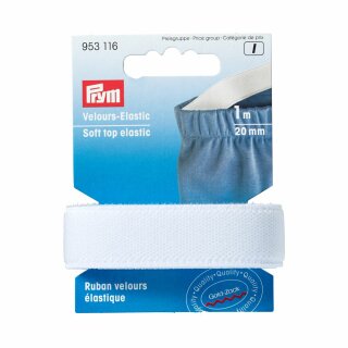 Prym Soft top elastic 20 mm white (1 m)
