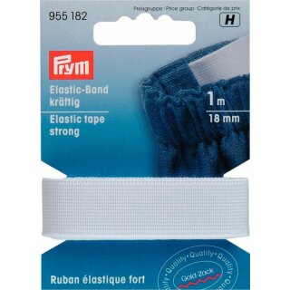 Prym Elastic tape strong 18 mm white (1 m)