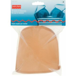 Prym Bra cups for swimwear Size D flesh 100 % Polyester (2 pcs)