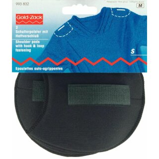 Prym Shoulder pads Raglan with hook and loop fastening black S (2 pcs)