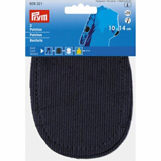 Prym Patches Cord for ironing 10 x 14 cm navy blue (2 pcs)