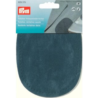 Prym Patches imitation suede iron-on 10 x 14 cm navy blue (2 pcs)