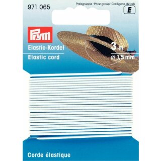 Prym Elastic-Cord 1.5 mm white (3 m)