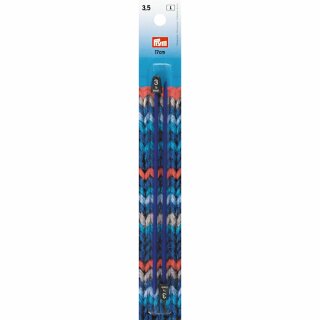 Prym Aiguilles à tricoter pour enfants 17 cm 3,50 mm bleu (2 pce)