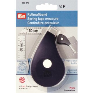 Prym Spring tape measure ergonomic 60 inch (1 pc)