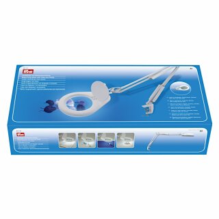Prym Magnifying glass with lamp + clamp (1 pc)