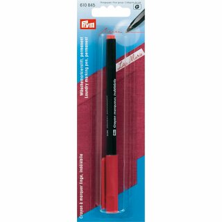 Prym Crayon à marquer linge indélébile rouge (1 pce)