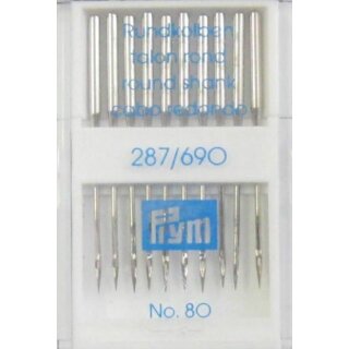 Prym Sewing Machine Needles Sys. 287(690) Standard 11/80 (10 pcs)