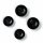 Prym Trouser buttons 15 + 17 mm black (10 pcs)