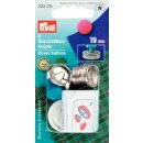 Prym Cover Buttons brass 19 mm silver col (5 pcs)