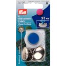 Prym Cover Buttons brass 23 mm silver col (4 pcs)