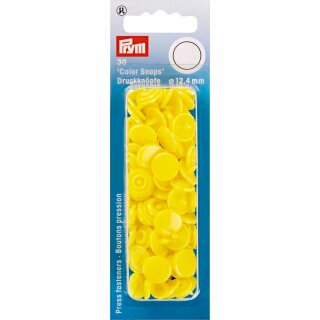 Prym Non-sew ColorSnaps 12.4 mm light yellow (30 pcs)