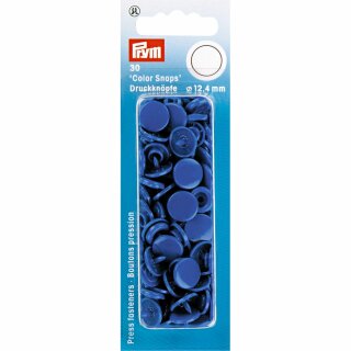 Prym NF Druckkn Color Snaps rotondi 12,4mm blu (30 pezzi)