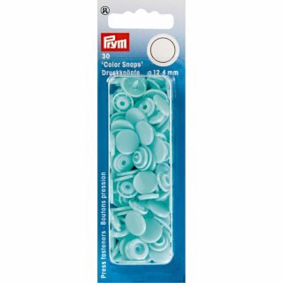 Prym Non-sew ColorSnaps 12.4 mm light turquoise (30 pcs)