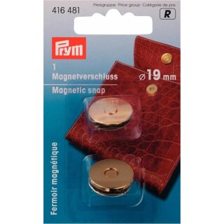Prym Magnet-Verschluß 19 mm goldfarbig (1 pezzo)