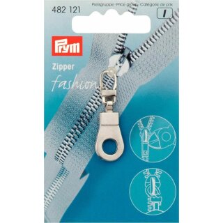 Prym Fashion Zipper pullers Eyelet metal silver col (1 pc)