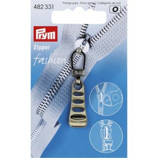 Prym Tirette Fashion-Zipper Echelle laiton antique (1 pce)