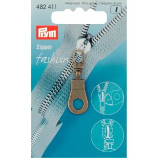 Prym Tirette Fashion-Zipper Oeillet laiton antique (1 pce)