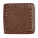 Prym Attaching pads for bag handles 5.5 x 5.5 cm brown (4...