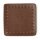 Prym Attaching pads for bag handles 5.5 x 5.5 cm brown (4 pcs)