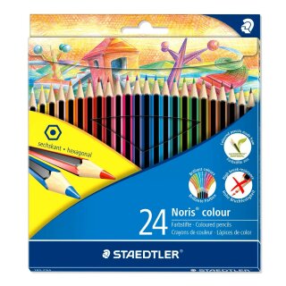 Staedtler Noris® colour 185 (Kartonetui mit 24 sortierten Farben)