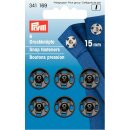 Prym annhdruckknpfe Messing 15 mm schwarz 6 Stck