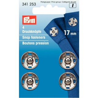 Prym Sew-On Snap Fasteners Brass 17 mm