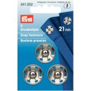 Prym Sew-On Snap Fasteners Brass 21 mm black (12 pcs)