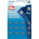 Prym Sew-On Snap Fasteners Brass 6 mm black (12 pcs)