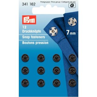Prym Sew-On Snap Fasteners Brass 7 mm