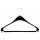 Plastic hanger with bar und Rockhäkchen black