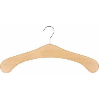 Cloakroom hangers (45 cm / 15 mm) beech wood nature