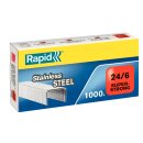 Rapid Staples24/6mm 1M Stainless SuperStrong