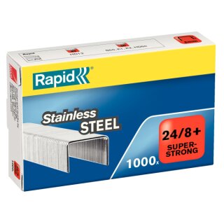 Rapid Staples 24/8mm 1MStainless SuperStrong