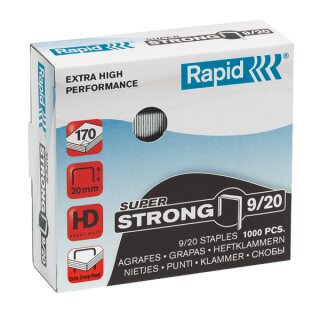 Rapid Staples 9/20mm 1M G SuperStrong