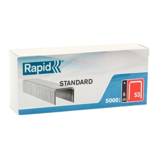 Rapid Staples 53/6 Standard G 5M