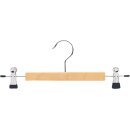 Appendino per pantaloni con Clips/ natur lackiert 28 cm