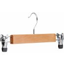 Trauser hangers with Clips raw polished 26 cm