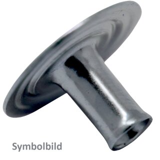 Prym sew-free fastener, rivet 3000/6,3MM LG brass Si-nickel free (1000 pieces)