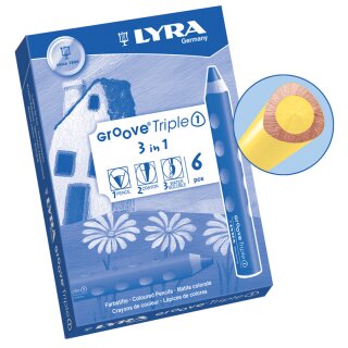 Lyra Groove Triple I Lemon giallo (6 pezzi)
