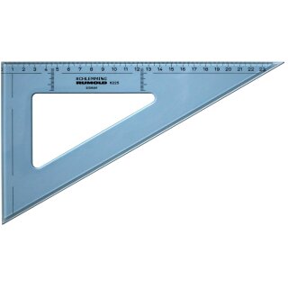 Triangolo di plastica (6225) 60° 25 cm