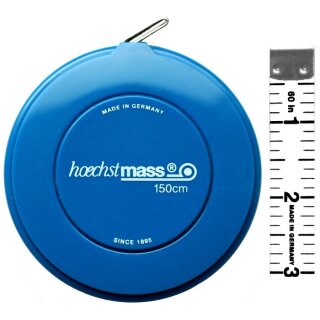 Pocket Roller Tape Measure Rondo (cm/inch) 150 cm