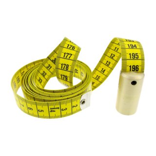 Measuring tape profi (cm/cm) with weight for perpendicular measuring 200 cm