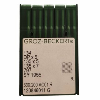 Groz-Beckert Aghi per macchina da cucire 64/W&G 502/SOABAR/WGX64 Nm 90 (100 pezzi)