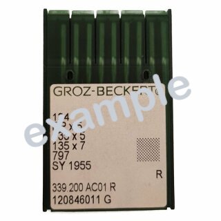 Groz-Beckert Sewing machine needles 126X3/126X9/126X1/FOX3 Nm 110 (100 pieces)