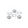 Eyelets & washers for Eyelet plier "XL" 6,5 mm (75 pieces)